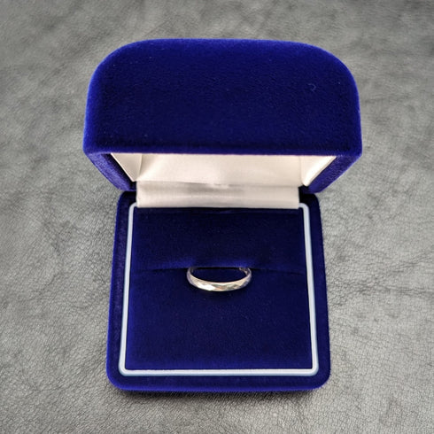 British Vintage Jewelry Plain Sterling Silver Ring